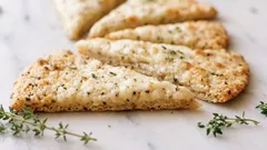 Focaccine croccanti e gustose non dolci a base di avena e yogurt