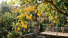 Perché si consiglia di appendere i tappi ai rami degli alberi di limone?